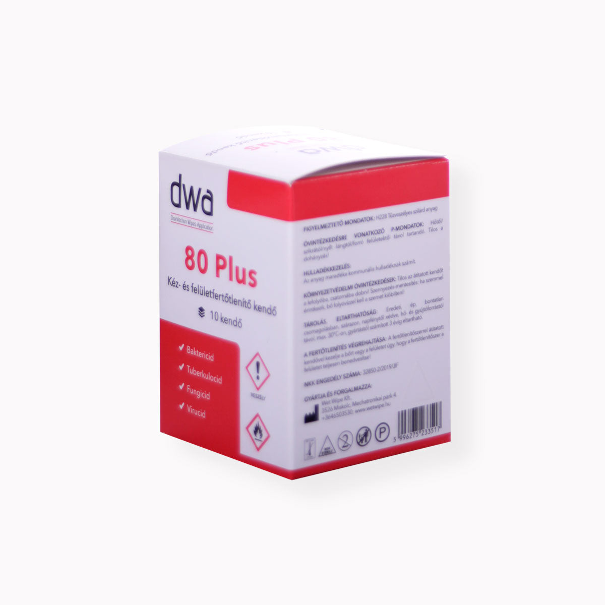 Wetwipe dezinfekcijske maramice DWA 80 Plus