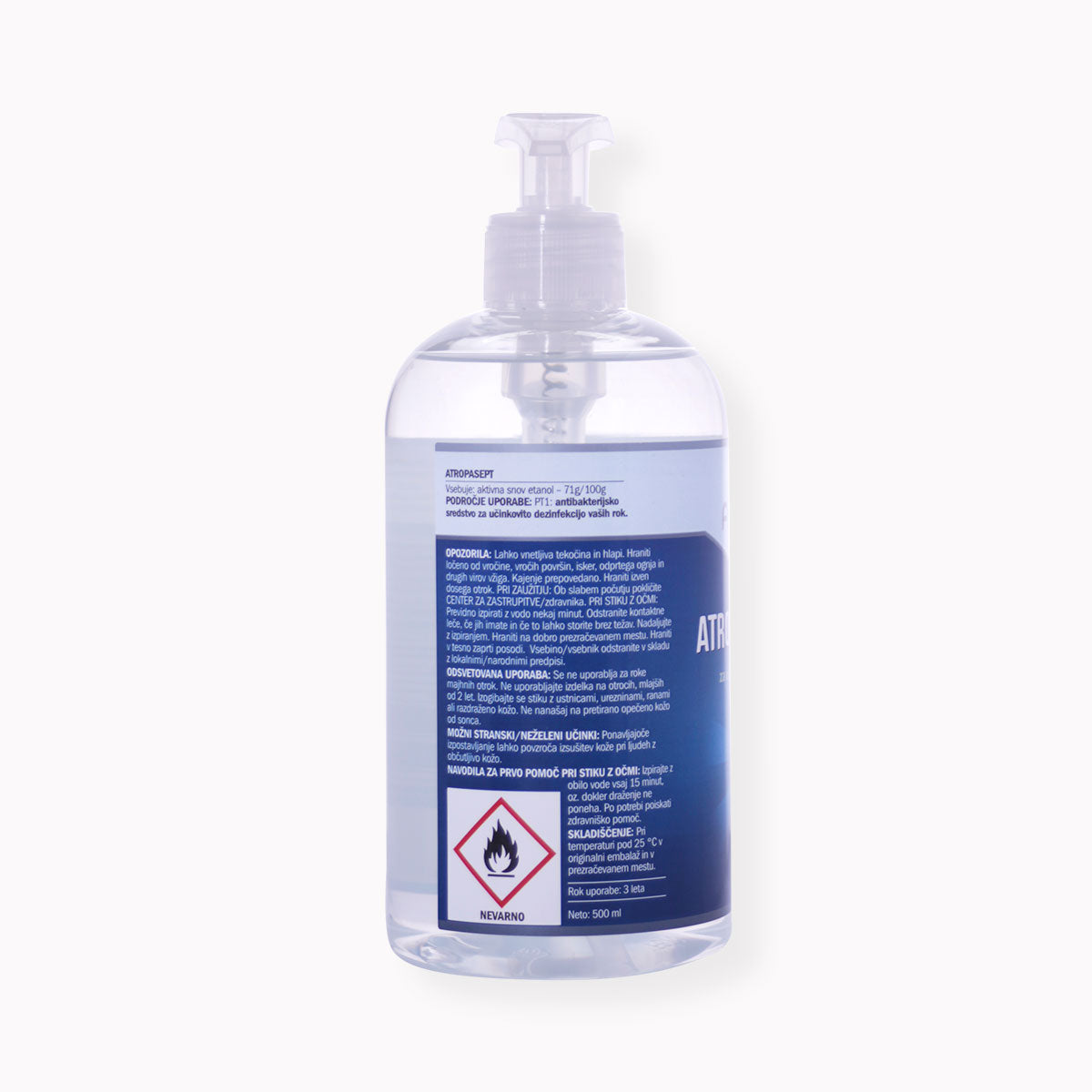 ATROPASEPT sredstvo za dezinfekciju ruku s pumpicom 500 ml