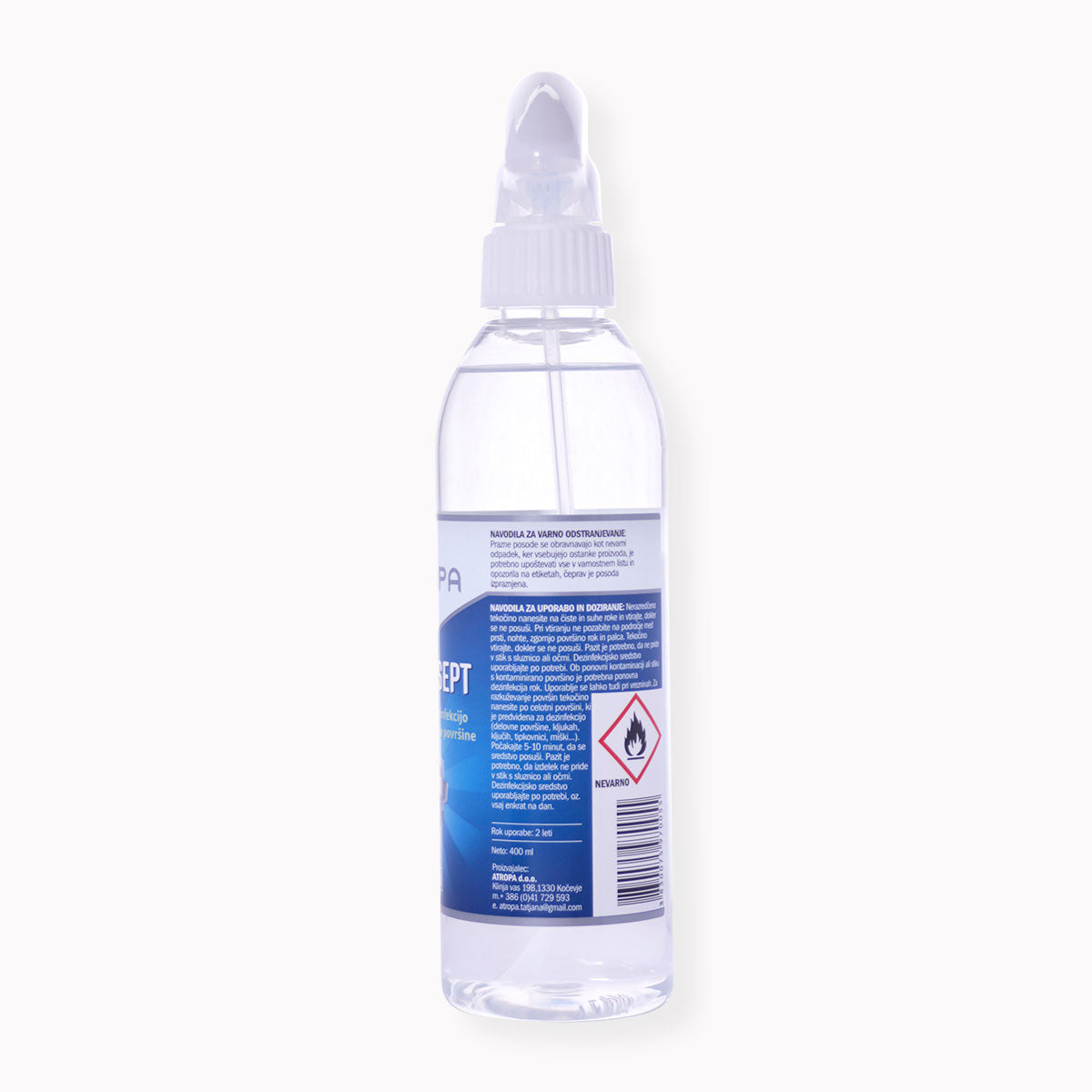 ATROPASEPT dezinfekcijsko sredstvo za površine sprej 400ml