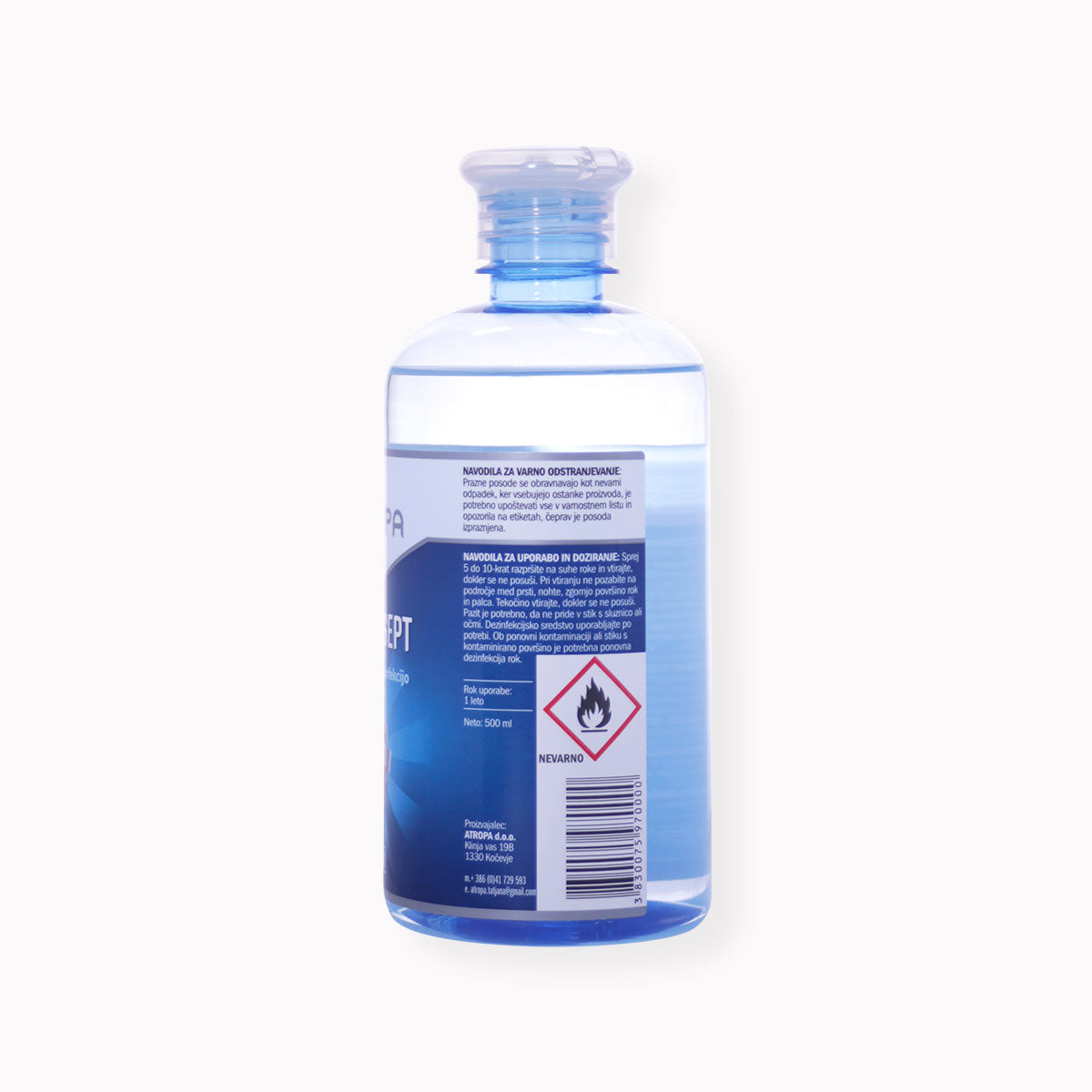 ATROPASEPT dezinfekcijsko sredstvo za ruke i površine flip top 500ml