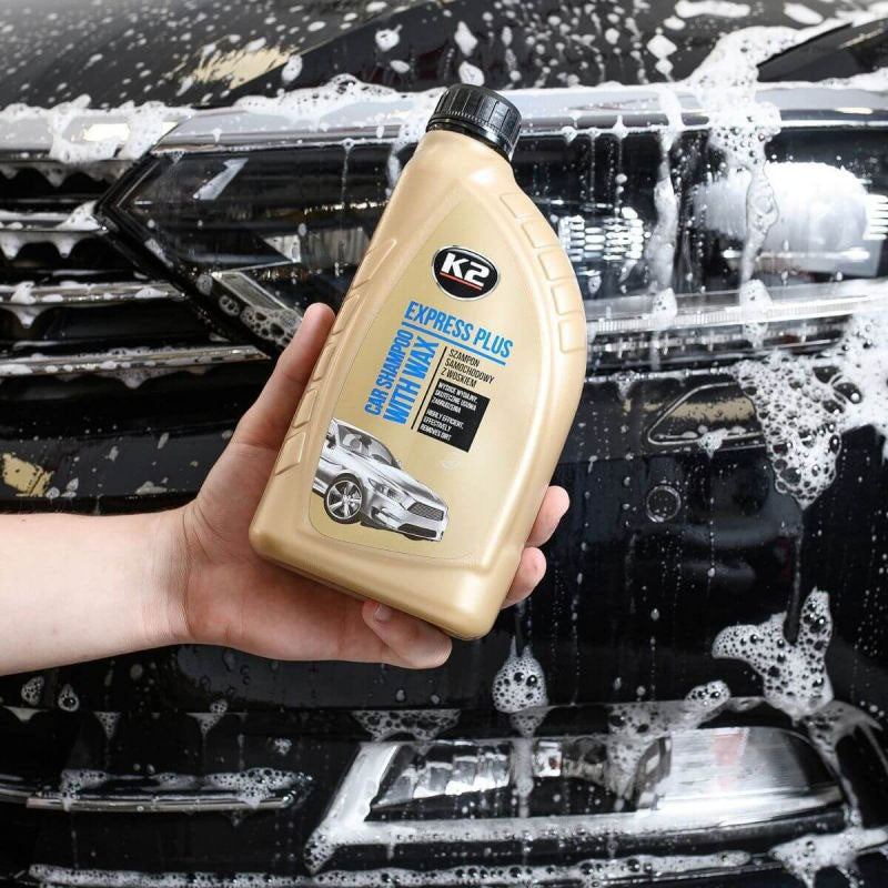 K2 šampon za auto s voskom Express Plus 1l