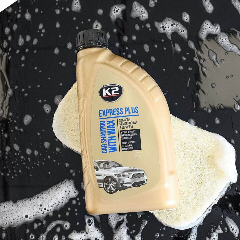 K2 šampon za auto s voskom Express Plus 1l