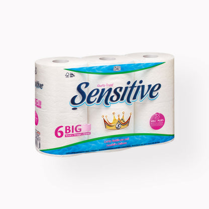 Sensitive troslojni toaletni papir